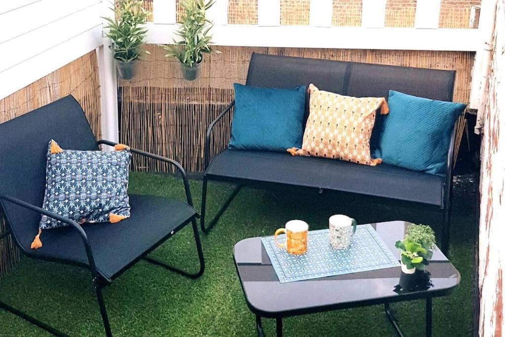 Le Chat Bleu - 26M2- Terrasse Sur Les Toits - Wi-Fi Amiens Exterior foto